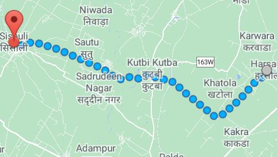 Demand from Union Minister to build a road from Harsauli to Sisauli